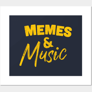 Memes & Music Posters and Art